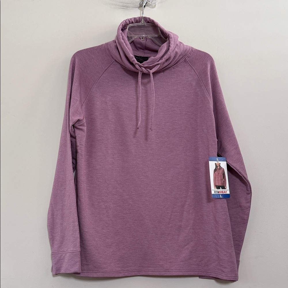 NWT 32 Degrees ballerina pink Mauve Cowl Neck Pullover - Picture 1 of 9